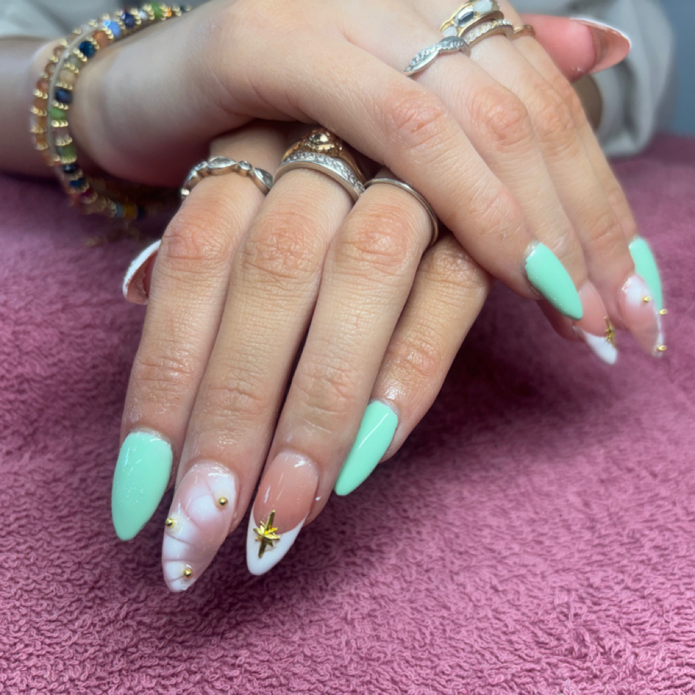 Gel-X Full Set at Deep Roots LLC. in Kingwood, WV