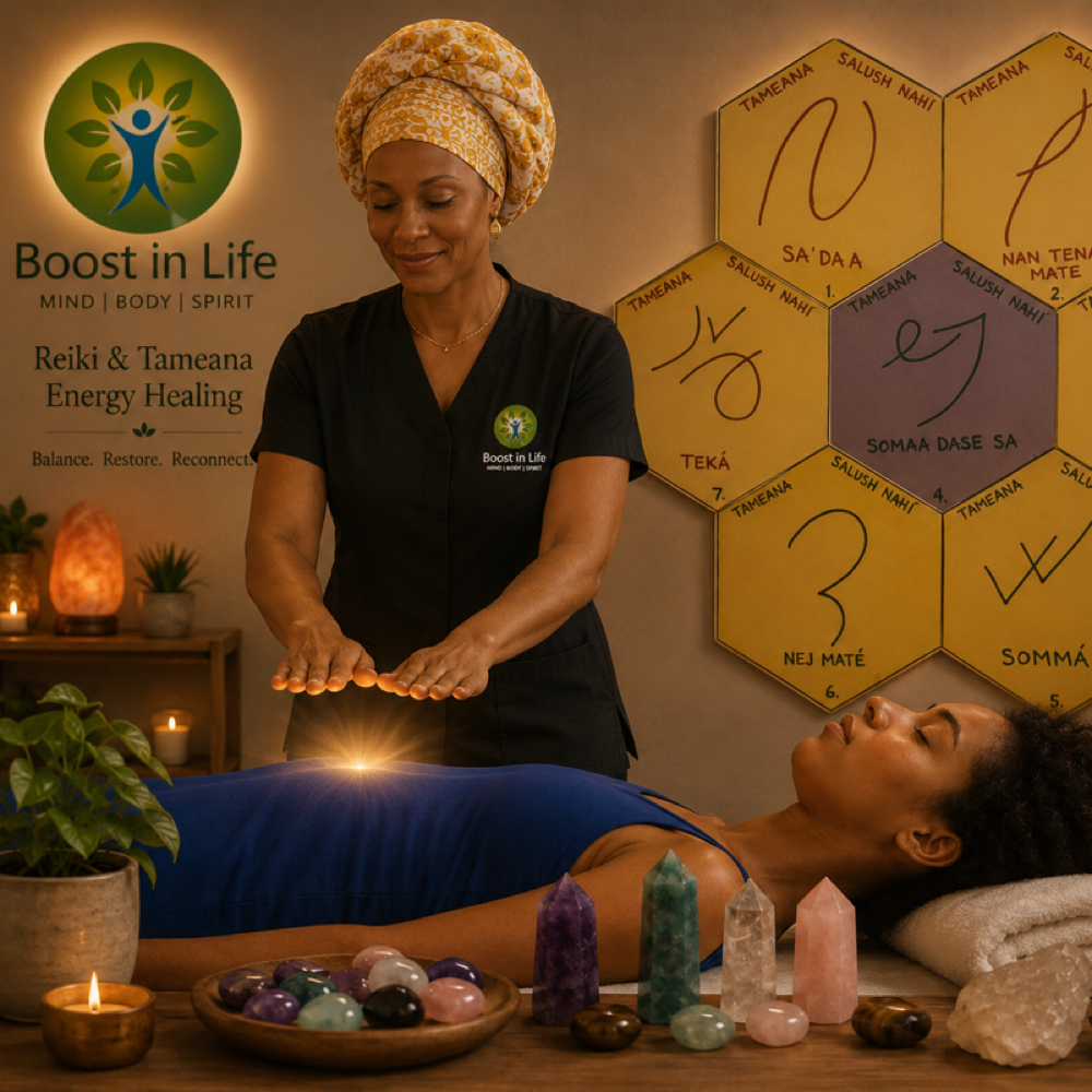 Reiki & Tameana Energy Healing at Boost in Life Holistic Healing in Houston, TX