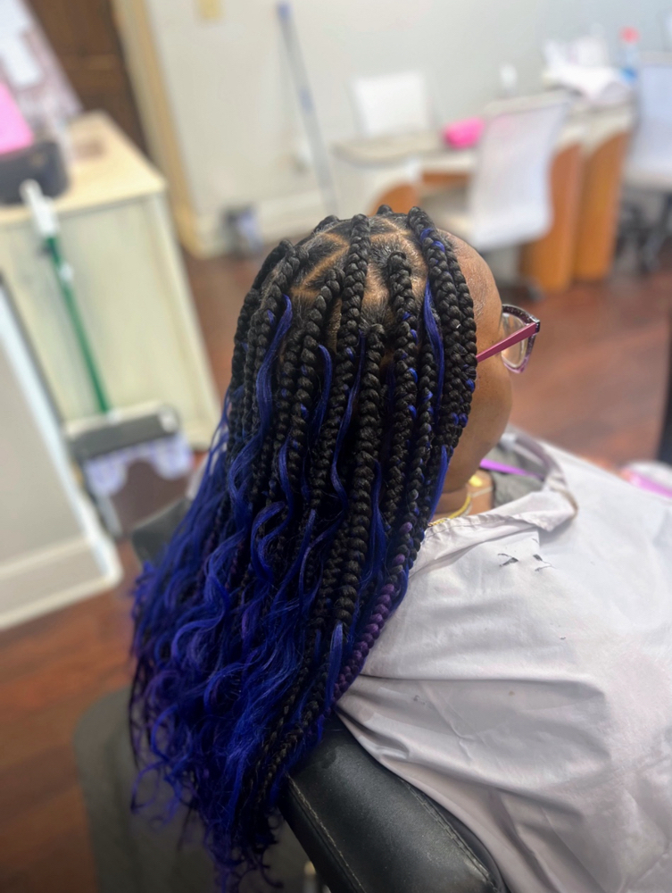 Large box braids