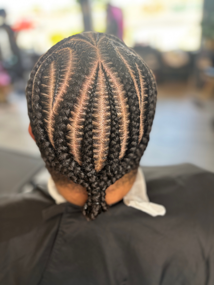Men Braid Design (2-8 Braids)
