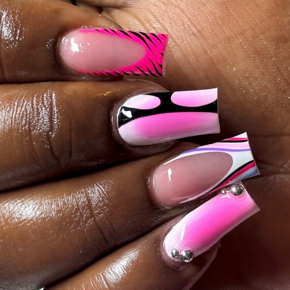 Full set at Nails By Shy in akron, OH
