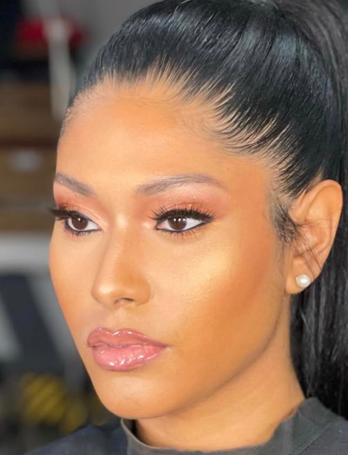 Natural Glam Make-Up Application at Lux Alexander in Atlanta, GA
