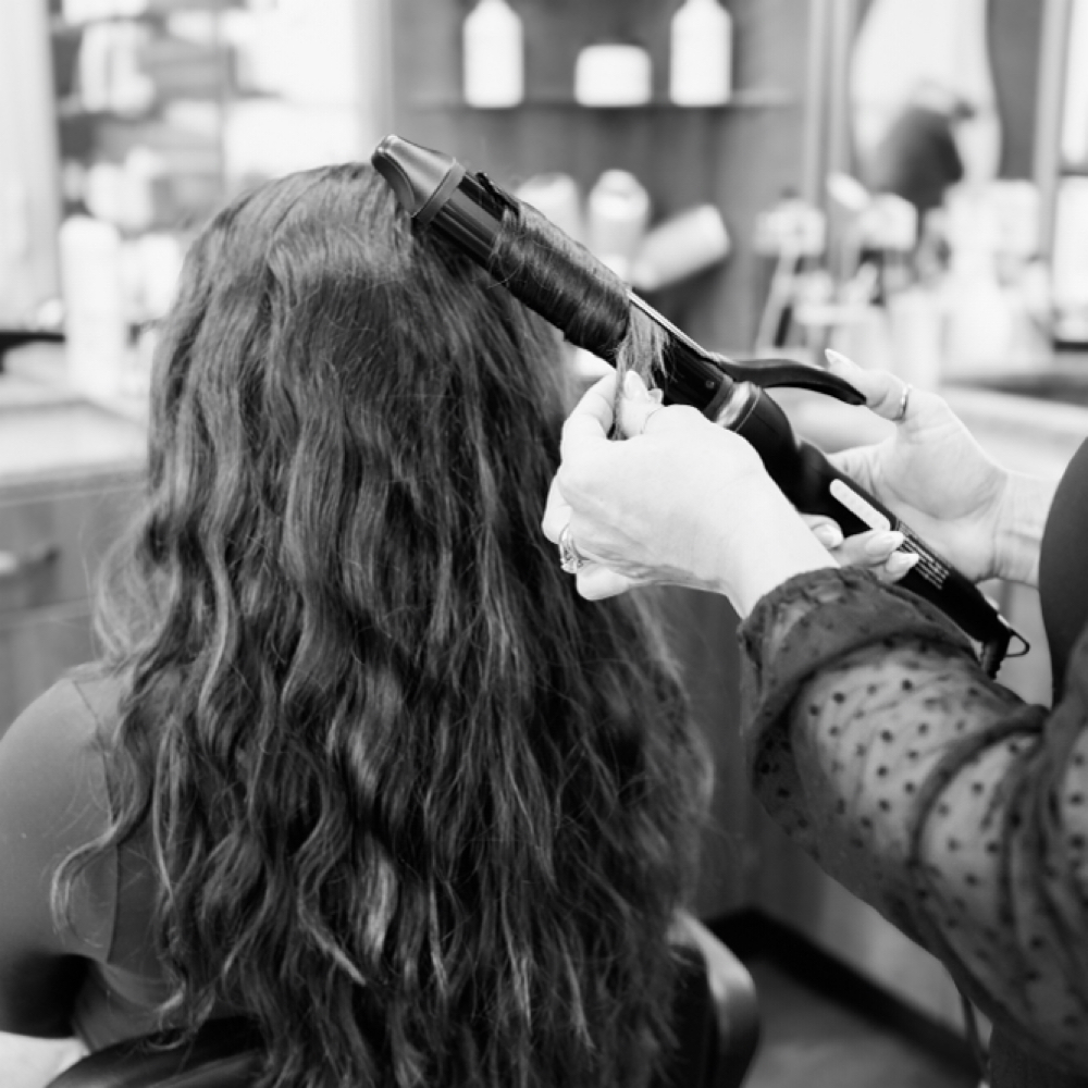 Curling Iron at Salon Ambition in Alexandria, VA