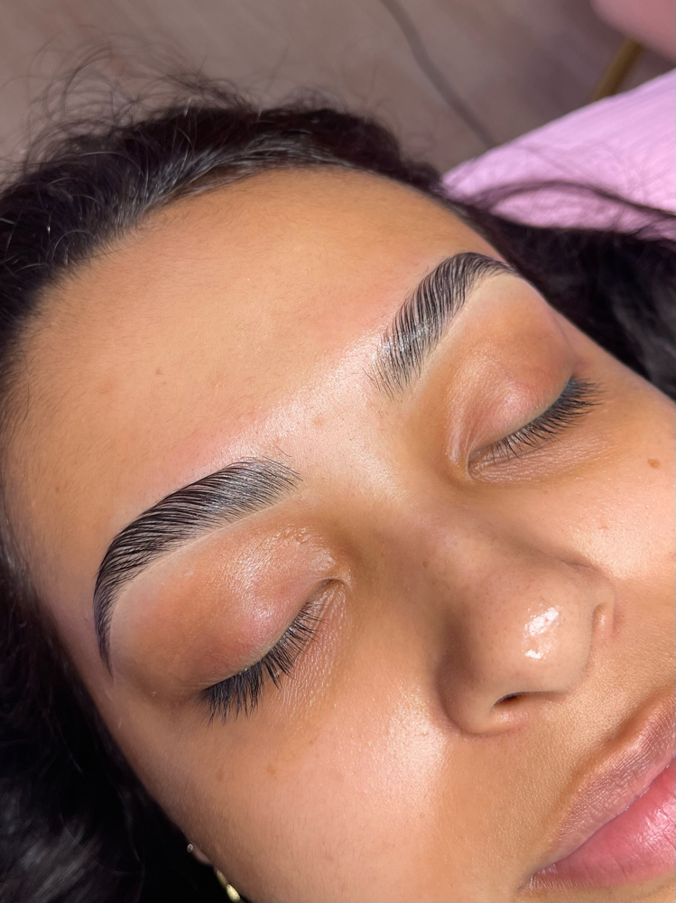 Brow Lamination, Wax & Tint