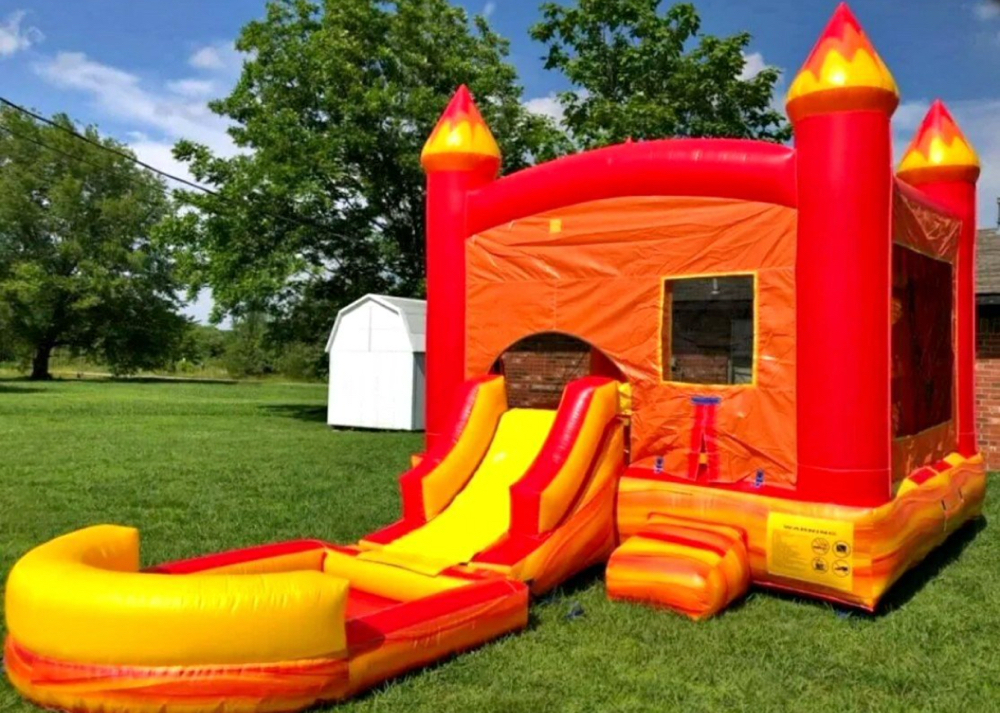 Bouncy House With Slide at Wonderland Inflatables in Louisville, KY