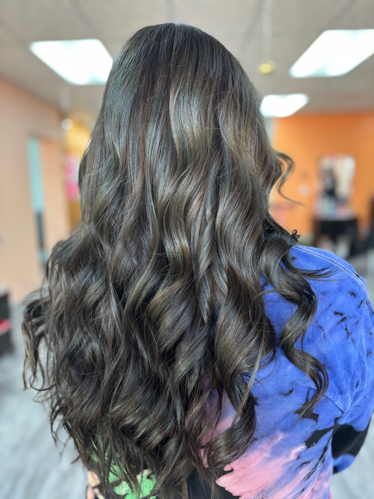 Curl/ Flat Iron No Blowdry at Hair By Hailey Lang in Loves Park, IL