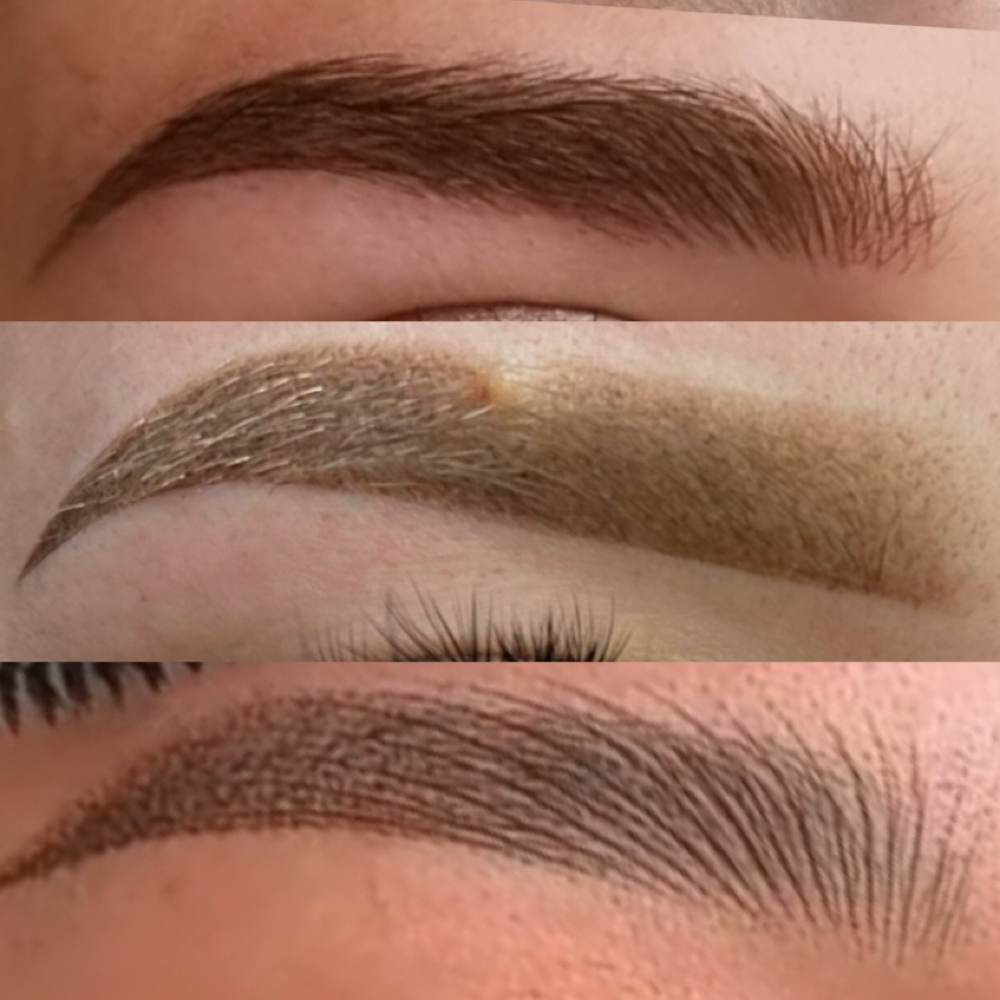 Custom Brow Tattoo | New Client at Ace Beauty Ink in Kent, WA