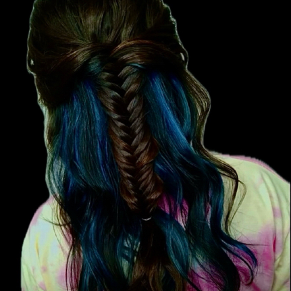 POP of color at Abide Salon in Chattanooga, TN