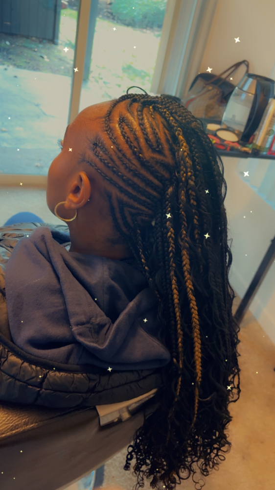 Braided Mohawk at DripByRein in Renton, WA