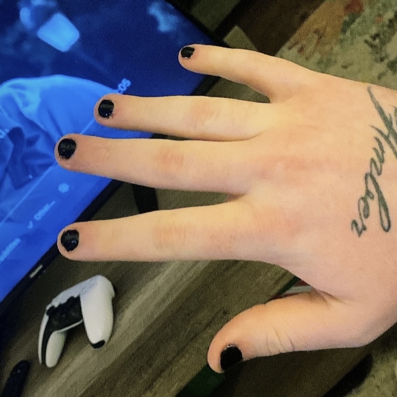 gel mani solid color