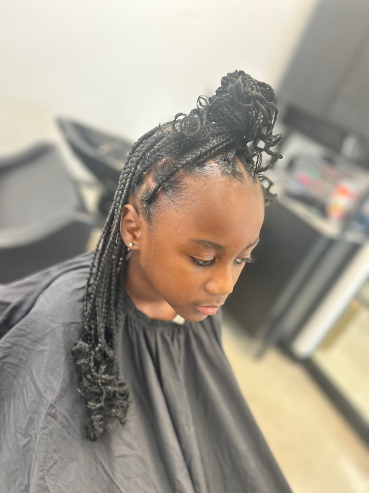 Kids Medium Knotless Braids