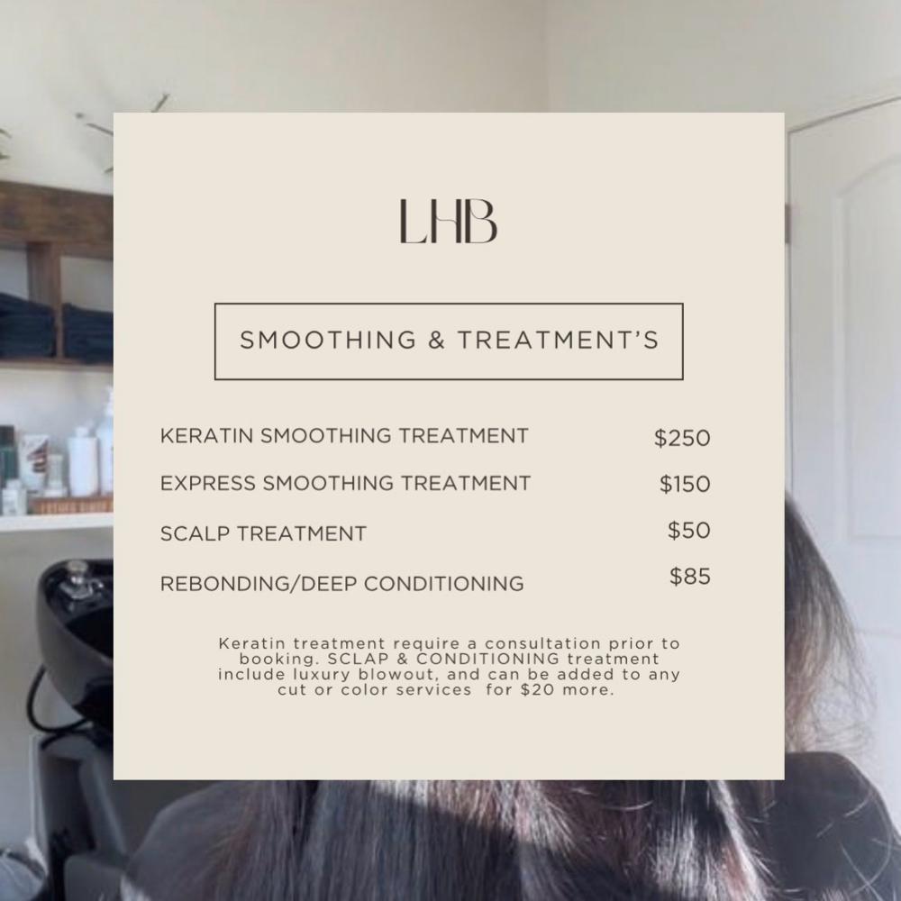 HAIR TREATMENTS at Lucianas Hair Boutique in Schaumburg, IL