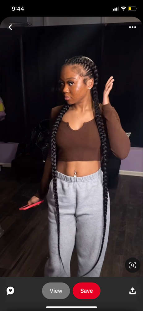 2 Braids at Lux braids in Longview, TX