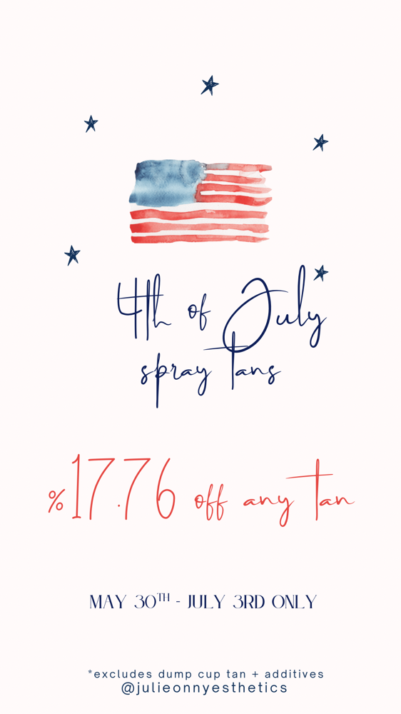 4th Of July Spray Tan 🇺🇸