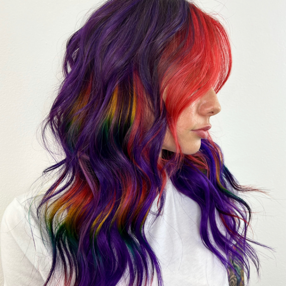 Fantasy Color at Iron & Ivy Salon in Baytown, TX