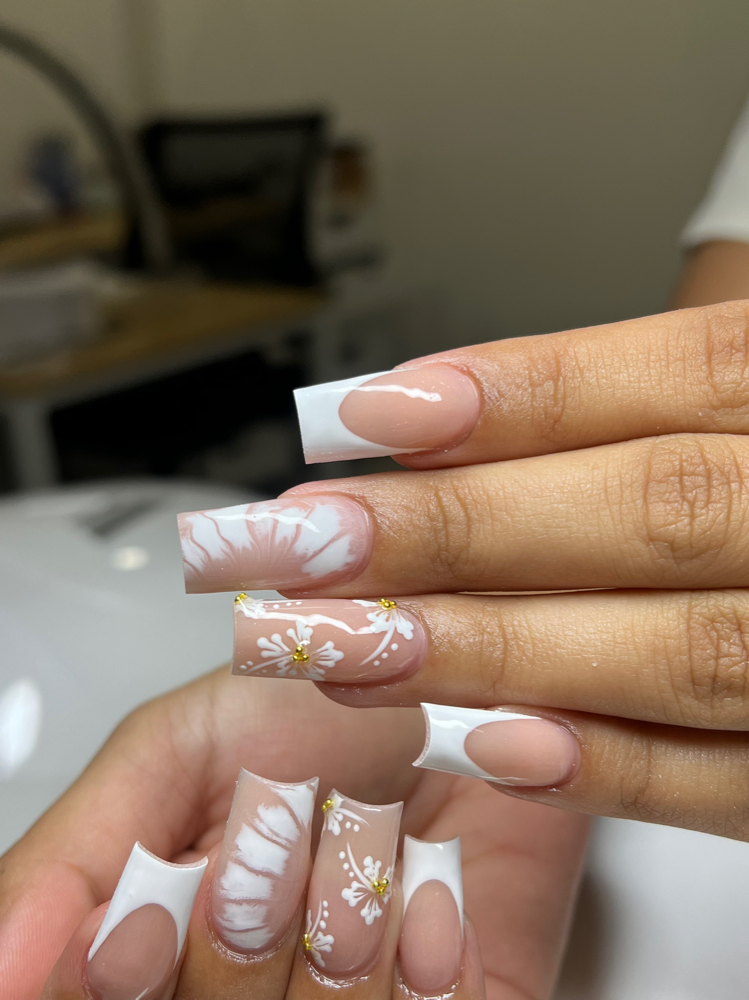 medium acrylic full set