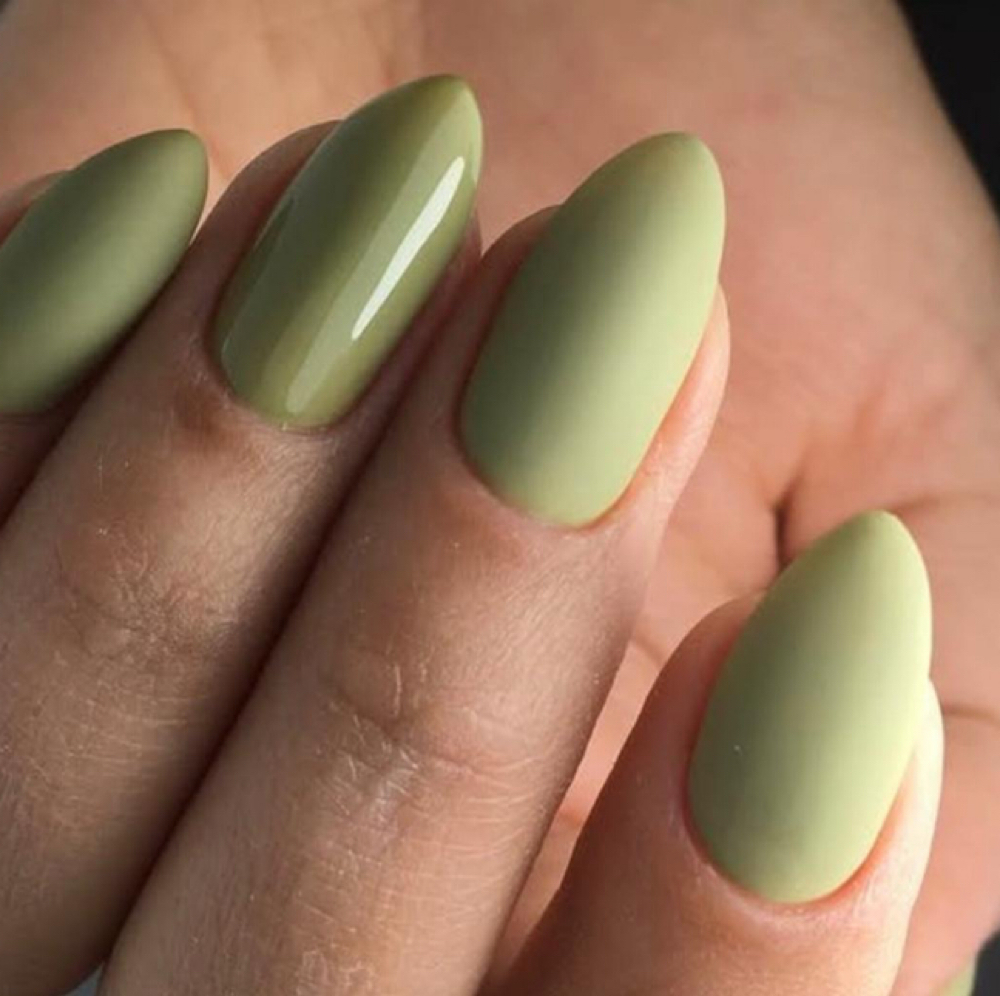 Russian Manicure + Hard Gel at Meka Nail Studio in Newton, MA