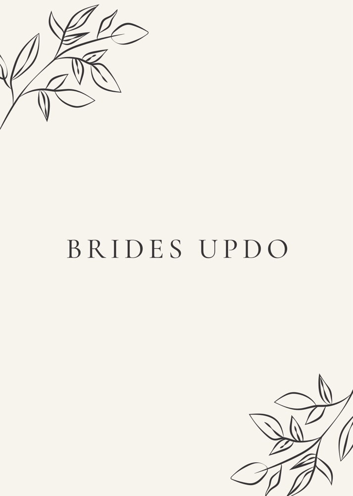 Brides Updo