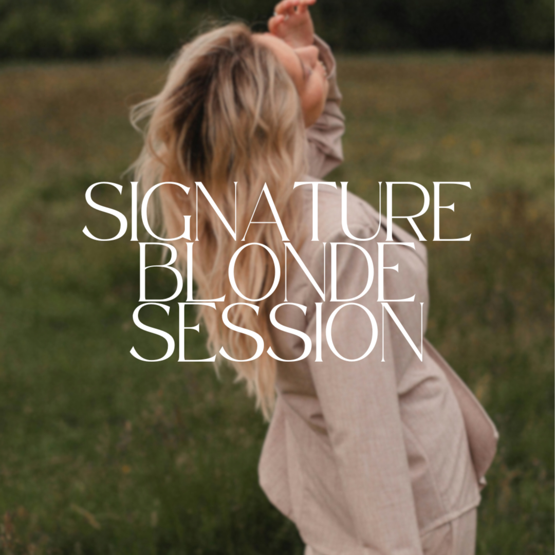 Signature Blonde Session at Lowell Hair in Houston, TX