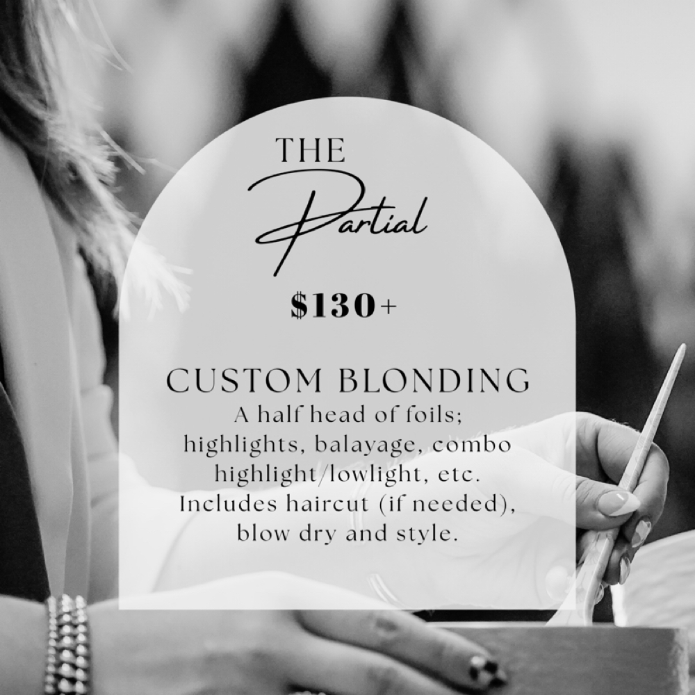 Partial Custom Blonding at Deeply Rooted Beauty in Nocona, TX