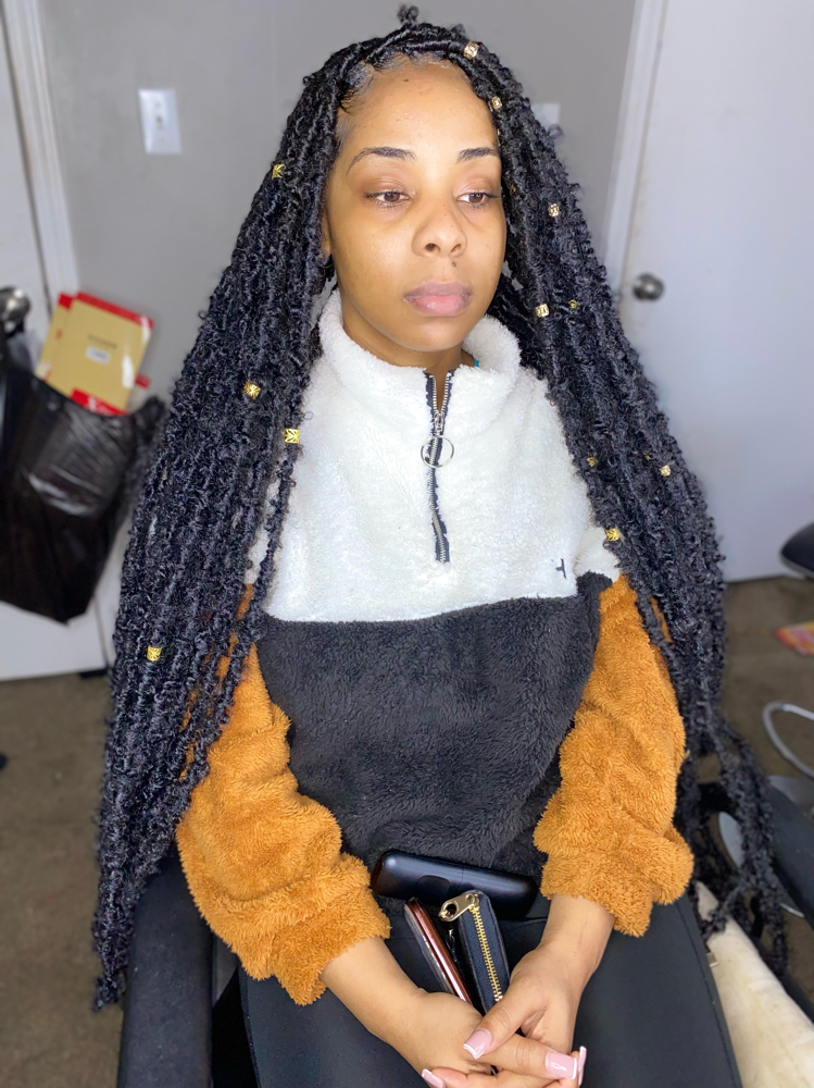 Medium Crochet, Butterfly Locks