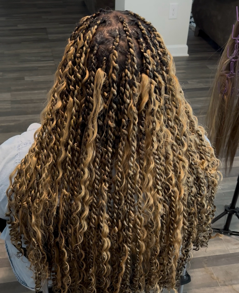 Boho Twist (with Weave) at Kstylez in West Point, GA