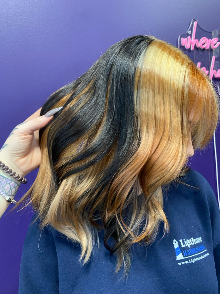 Color Blocking/Chunky Highlights