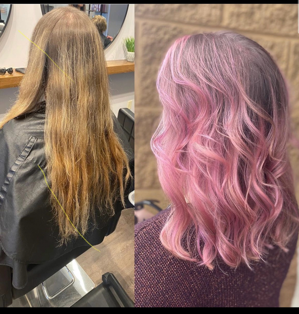 Color and haircut