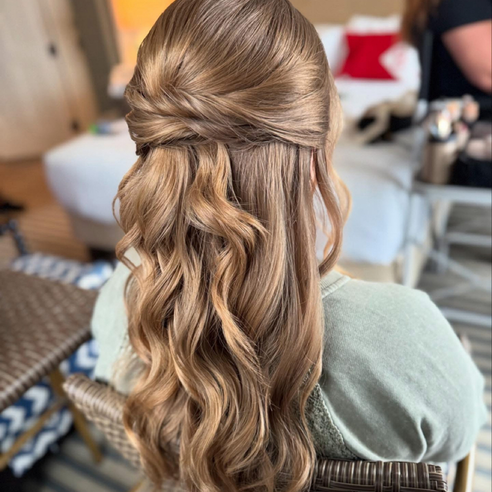 Minimalist Prom Hair at Beth’s Bridal & Beauty Suite in Plymouth, MA
