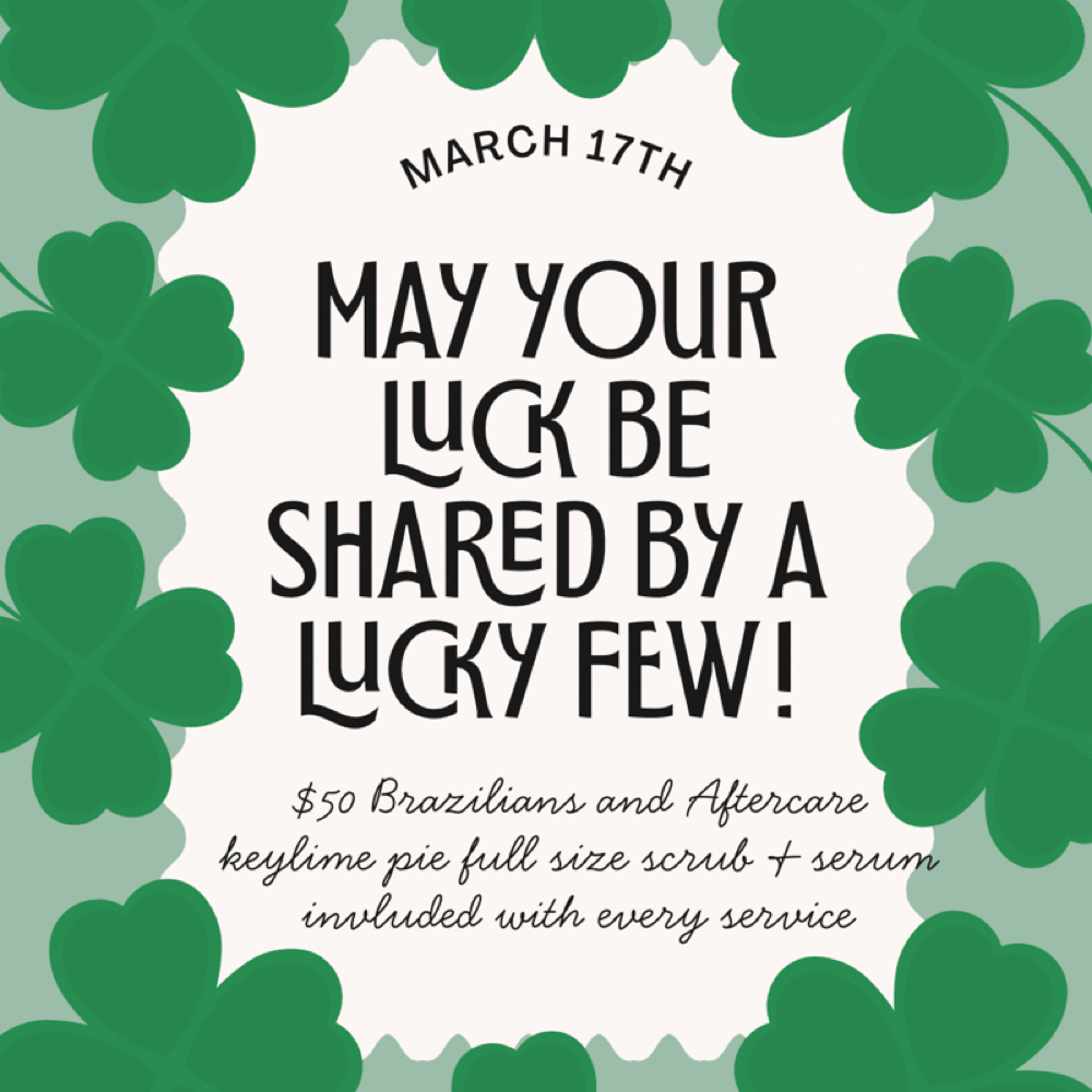 St Patricks Day at Waxpot Therapy in Glendale, AZ