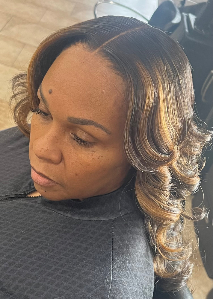 Closure Wig Install at A&K Plush Hair in detroit, MI