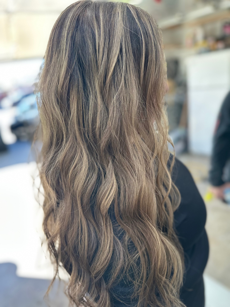 Partial Head Highlight at My Beauti Lounge in San Bernardino, CA