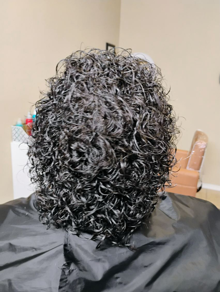 Shoulders Lenght Permanent Curls