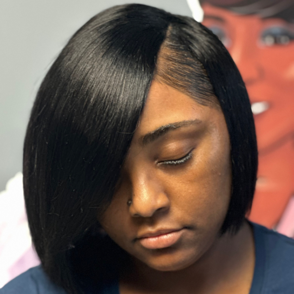 Quick Weave- Inv part- Straight at Beauty Rhon-Da-Show in Memphis, TN