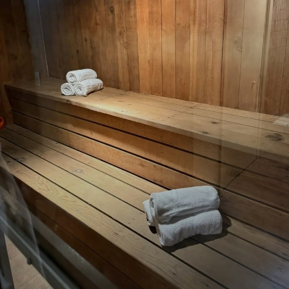 Dry Sauna at Aligned Massage & Wellness in Shenandoah, IA