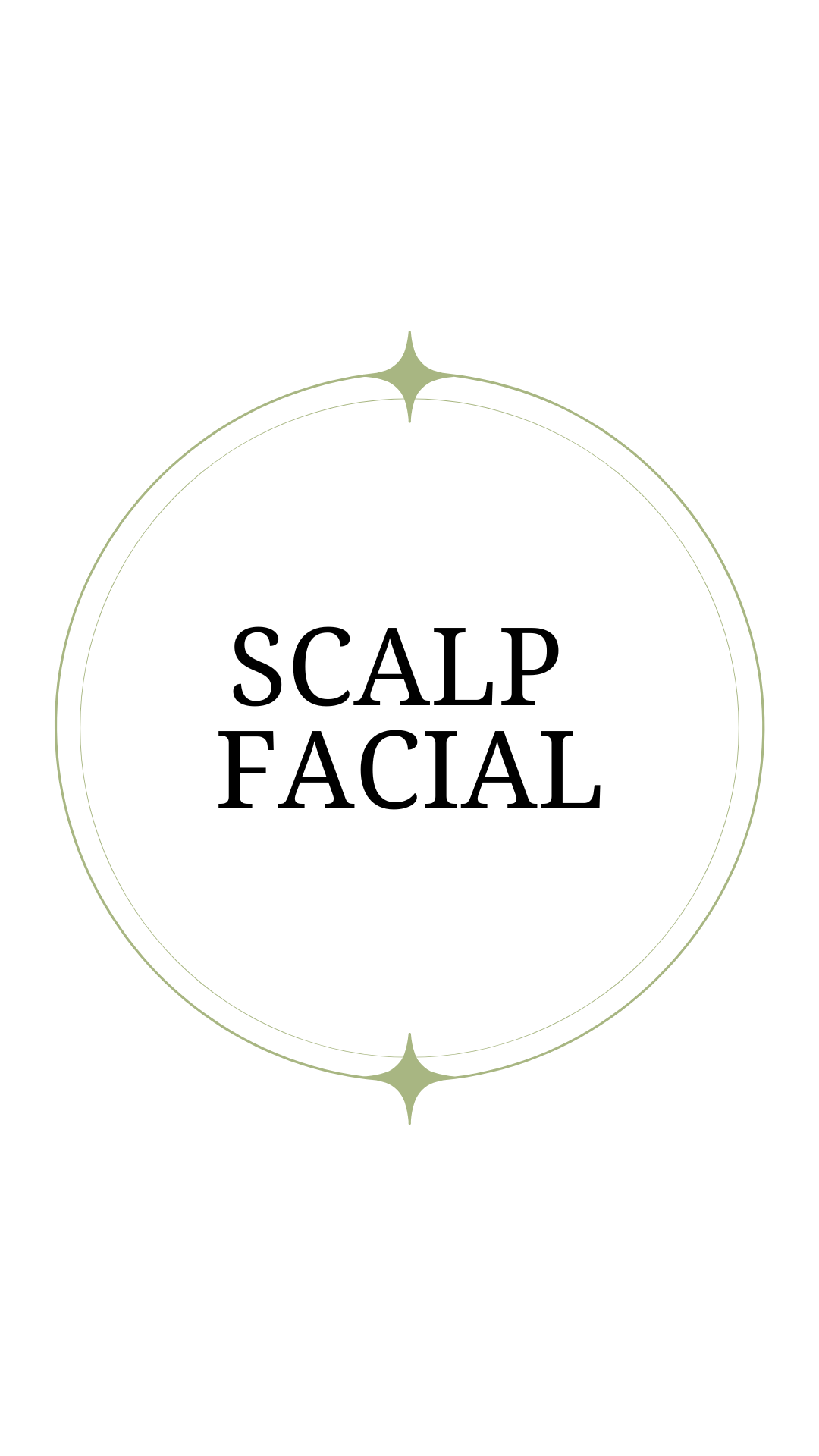 Scalp Facial with Haircut