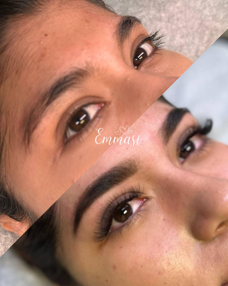Brow tinting (henna)