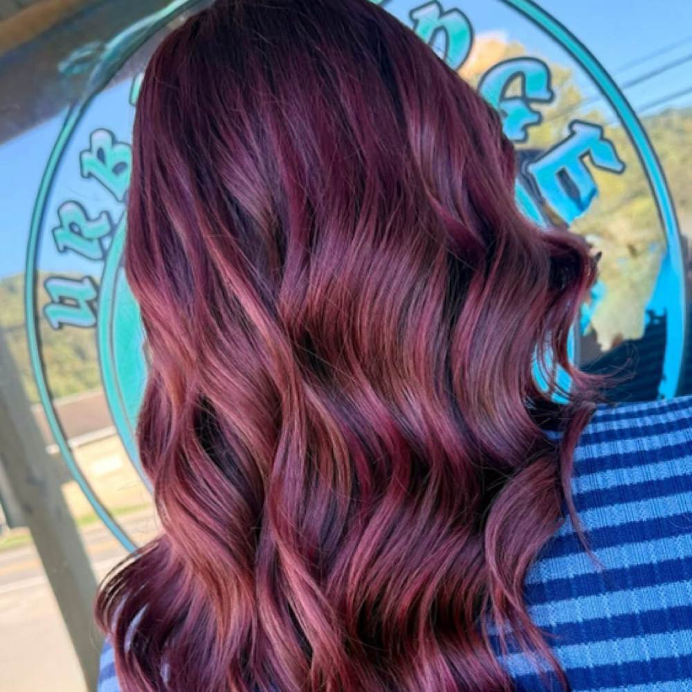 All Over Color Extra Long Hair at Urban Edge Styles in Pecks Mill, WV