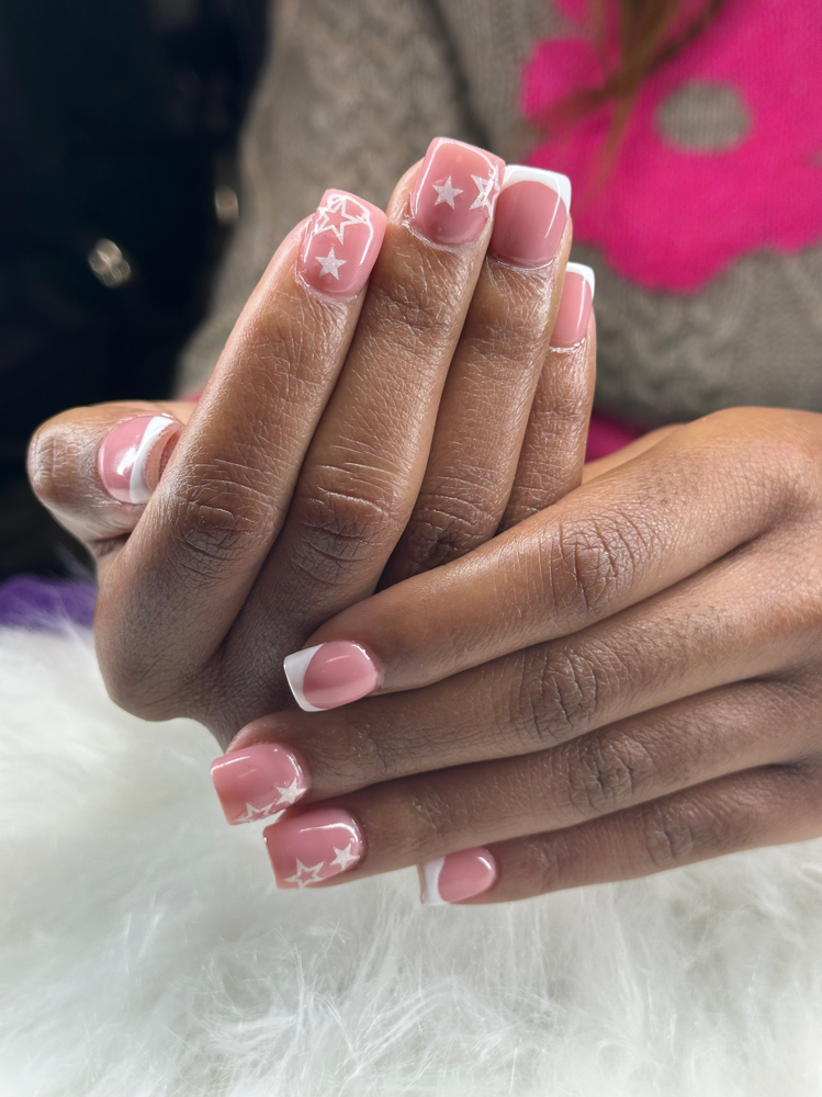 Acrylic Full Set, Short Square