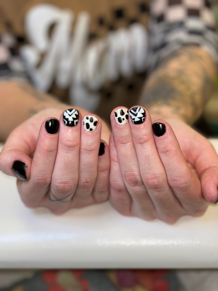 Mod Mani (w/ Gel Polish)