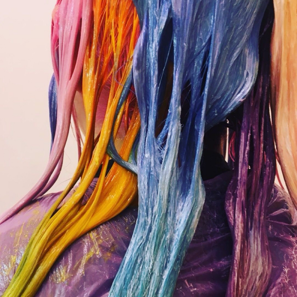 Vivid Hair Transformation at Ember & Ash Salon in Midlothian, TX