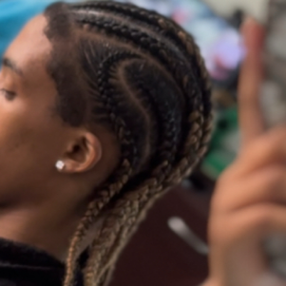 Mens Braided Hairstyles at Lgbeautycollective in Houston, TX
