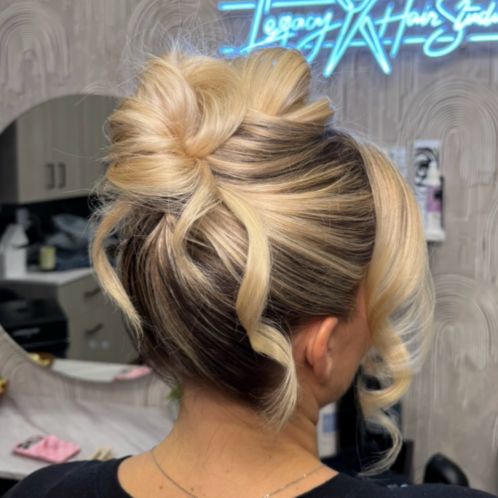 Updo Trial at Legacy Hair Studio in Oceanside, NY