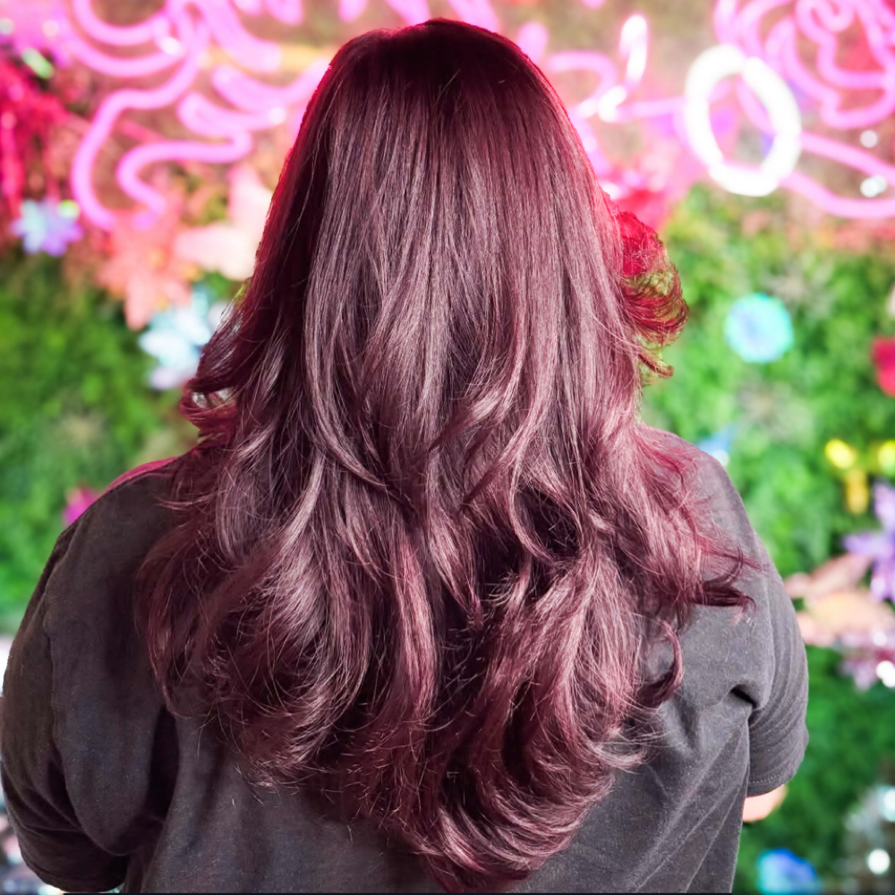 Single Color Application at Neon Tiger Salon in Norman, OK