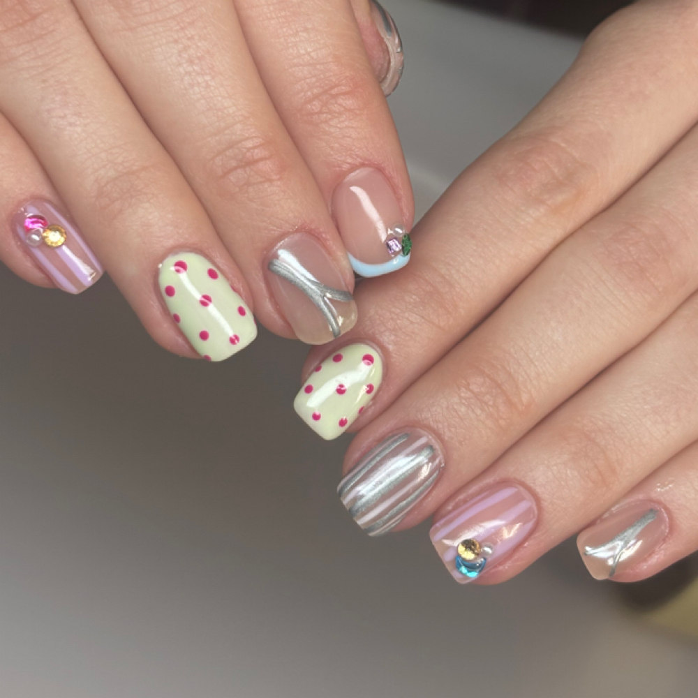 Builder Gel Manicure Fill (short) at The Glam Squad Salon in Florence, KY