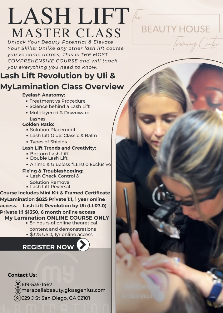 1:1 Certified Lash Lift Training