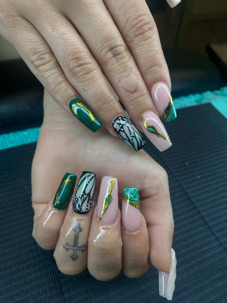 Acrylic Nail Fill at ArtistrybyAllykat in Flint, MI