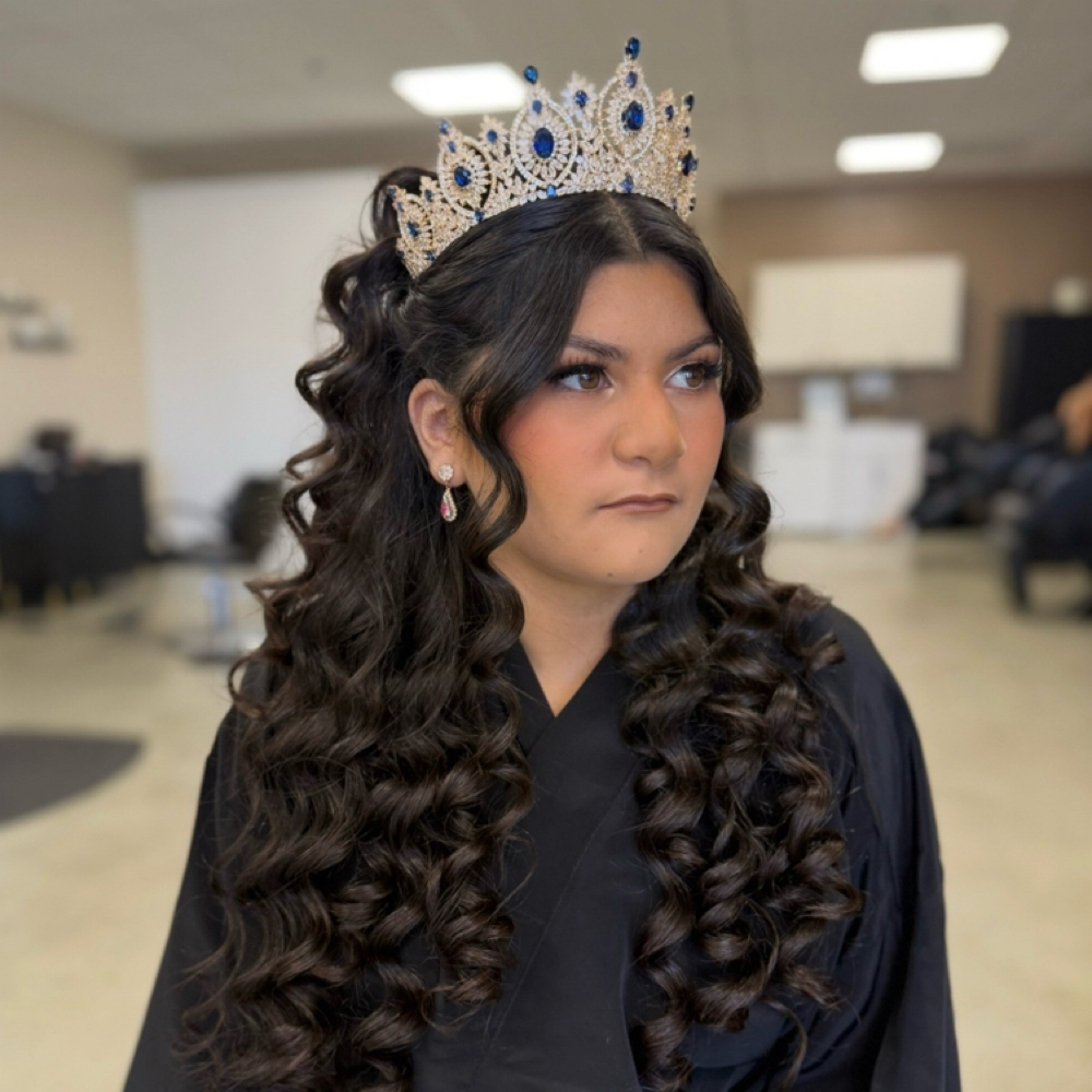 Brides Or Quinceañera Hairstyling at Aloha Beauty Bar in Banning, CA