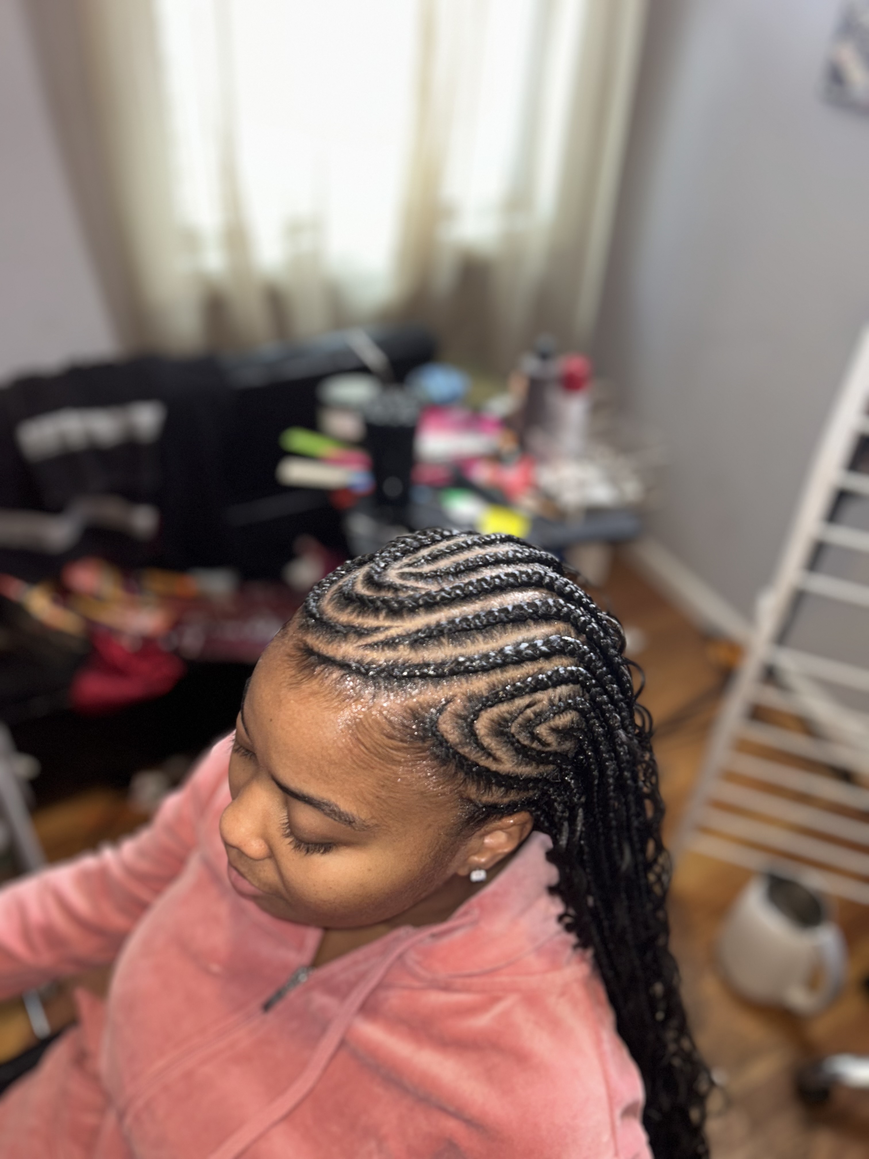FULANI Corn Rows W/ Design at Touched by Grace in Jersey City, NJ