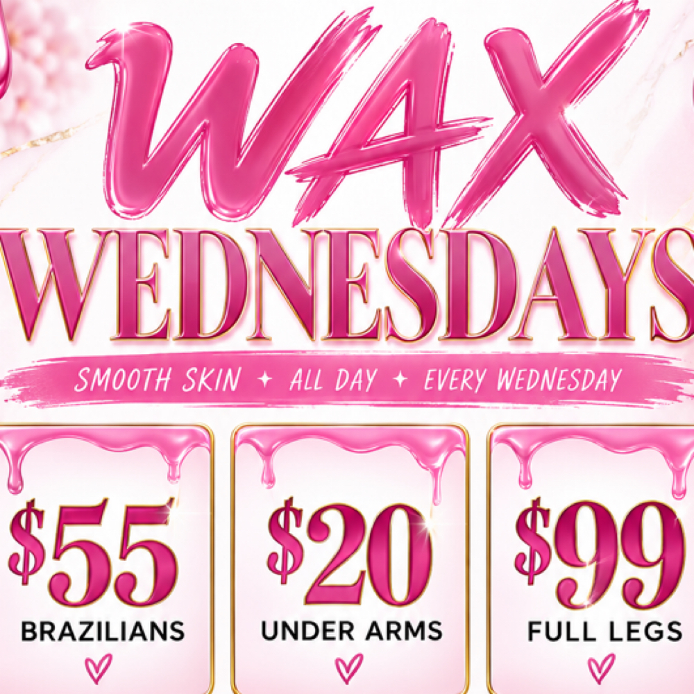 Wax Wednesday Deals at Custom Claws Beauty Spa in Newport Richey, FL